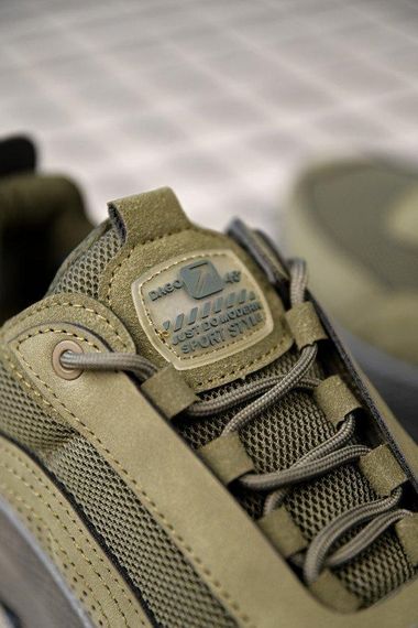 Демісезонні мілітарі кросівки олива ПП7867 | Зображення 5