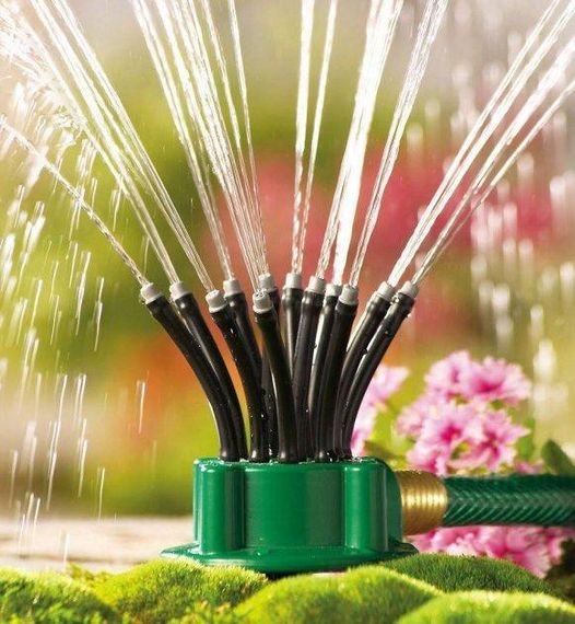Спринклерный ороситель 360 multifunctional Water разбрызгиватель распылитель для полива газона | Зображення 8