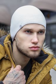 Мужская шапка «Теренс» белый