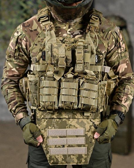 Качественная плитоноска Attack STATIX пиксель ДЛ6478 | Зображення 4