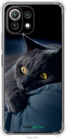 Чохол на Xiaomi Mi 11 Lite Димчастий кіт "825sp-2281-2448"