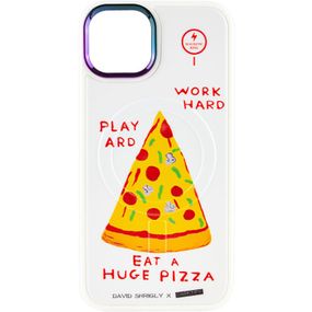 TPU+PC чохол Funny pictures with MagSafe для Apple iPhone 13 (6.1") TPU+PC, Pizza