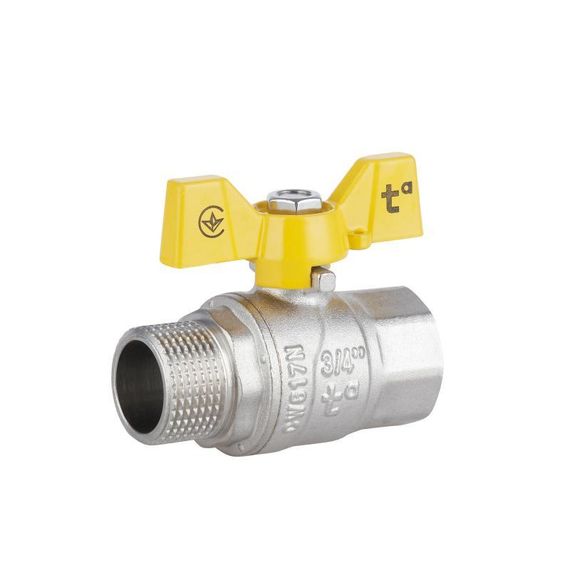 Кран кульовий Thermo Alliance Forte 3/4" ВЗ для газу (метелик) SF607G20