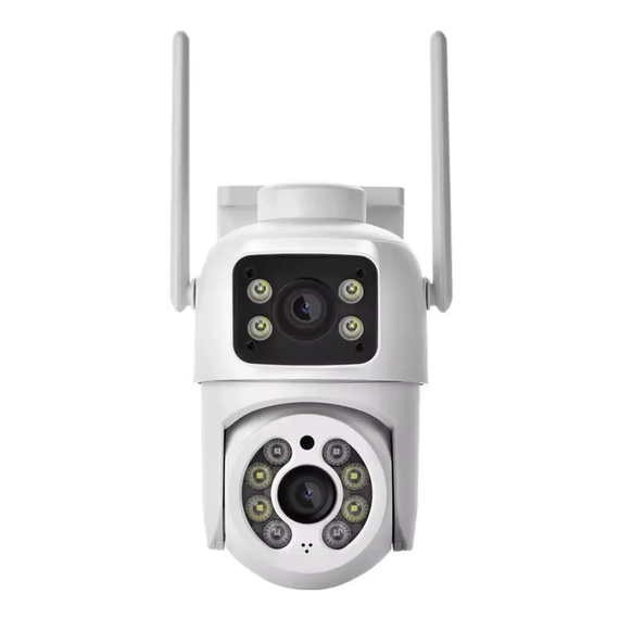 Камера видеонаблюдения 6MP ICESEE поворотная, с двумя объективами A28 | Зображення 1