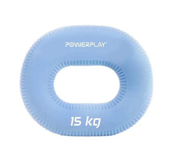 Еспандер кистьовий силіконовий PowerPlay PP-4336 Hand Grip Light 15 кг Блакитний (PP_4336_Blue_15kg)