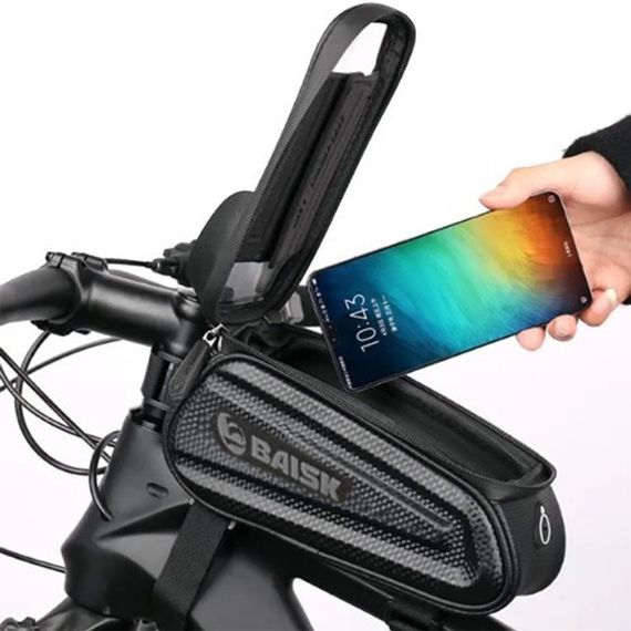 Велосумка F003/221G на кермо з відділенням під смартфон 23.5x10x14см TW-90