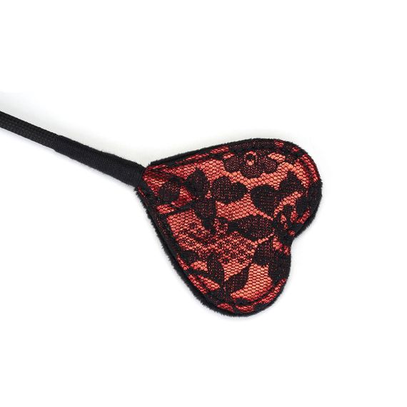 Шлепалка-сердечко Liebe Seele Victorian Garden Riding Crop, двусторонняя Sex Aura | Зображення 1