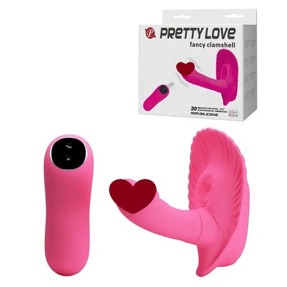 Стимулятор клітора PRETTY LOVE-FANCY CLAMSHELL, BI-014368W Sex Aura
