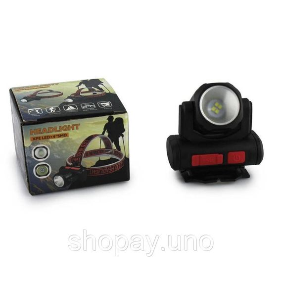 Фонарик налобный BAILONG BL-2001 Аккумуляторный фонарик ∙ USB зарядка | Зображення 1