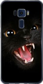 Чехол на Asus Zenfone 3 ZE552KL Чёрная кошка "932u-448-17620"