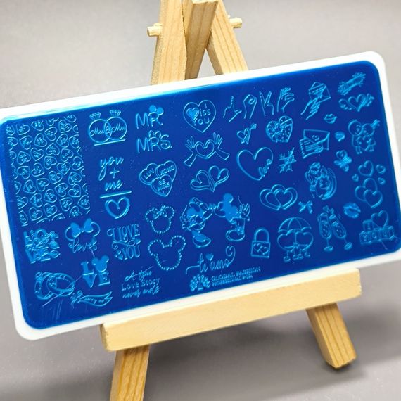 Пластина для стемпінгу 164 Global Fashion (12х6см)