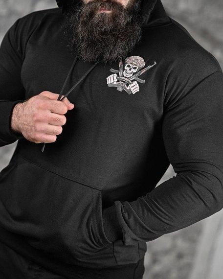 Худі водій чорний ДЛ6417 | Зображення 4