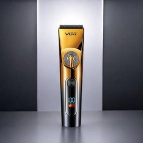 Машинка для стрижки волосся VGR V 663 Чорна із золотим