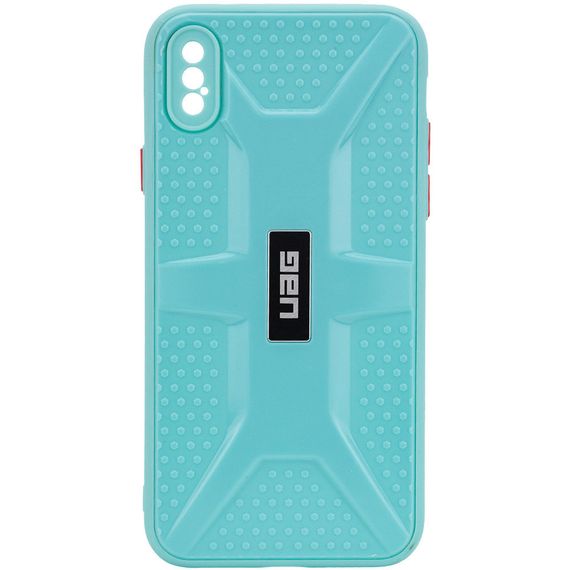 Чехол TPU+PC UAG для Apple iPhone XS Max (6.5") Бирюзовый