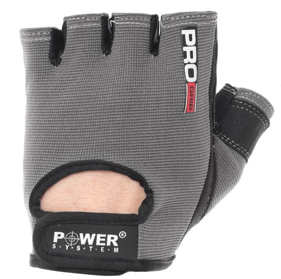 Рукавички для фітнесу Power System PS-2250 Pro Grip Grey S | Зображення 2