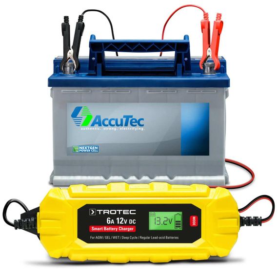 Зарядний пристрій для автомобільного акумулятора Trotec PBCS 6A, 12V, 4-150Ah (4675000010) | Зображення 7