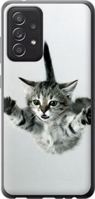 Чехол на Samsung Galaxy A52s 5G A528B Летящий котёнок "2322u-2583-17620"