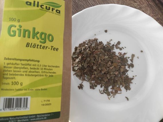 Лікувальний чай листя ГІНКГО БІЛОБА Ginkgo biloba tee | Зображення 1