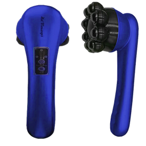 Інфрачервоний антицелюлітний вібромасажер із підігрівом Magnetic Heat Massager Синій