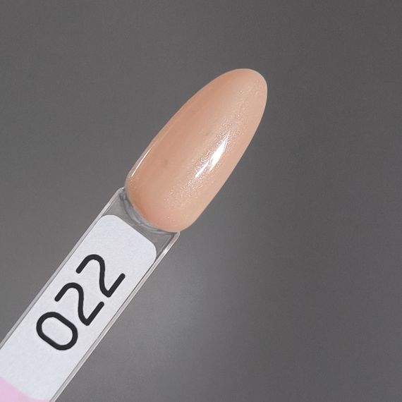 Гель-лак Toki-Toki № 022 бежево-персиковий з блиском 5мл