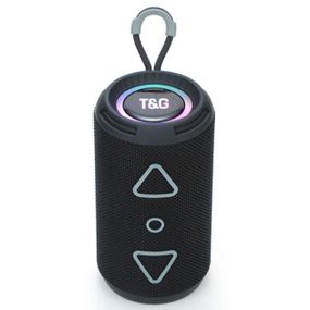 Bluetooth колонка портативна TG656 FM-радіо. Колір: чорний