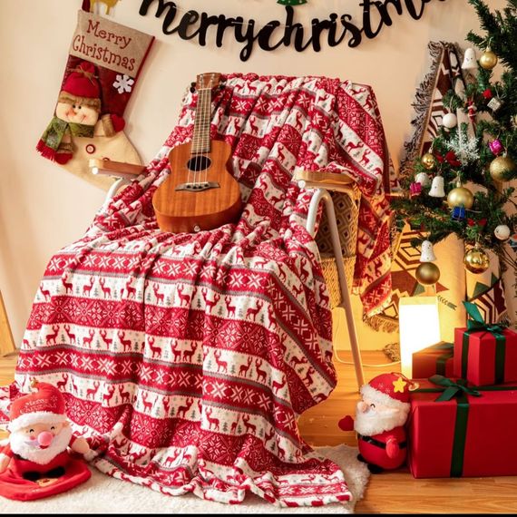 Плед флісовий Dushka Home Merry Christmas 10 21481 200х230 см | Зображення 1