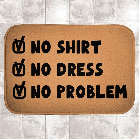 Килимок для ванної No shirt... 58х38 см (VAN_24F071)