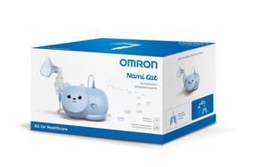 Ингалятор (небулайзер) Omron Nami Cat (NE-C303K-KDE) для детей компрессорный гарантия 3 года