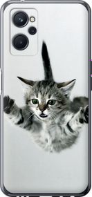 Чехол на Realme 9i Летящий котёнок "2322u-2705-17620"