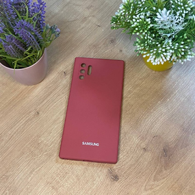 Чохол Samsung Note 10+ софт тач Червоний