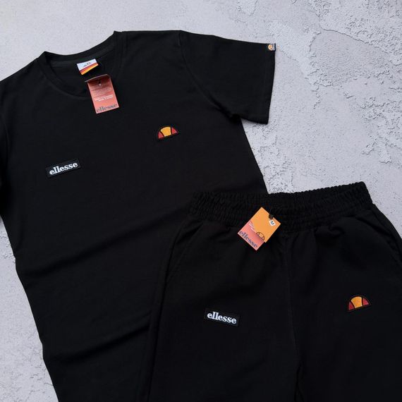 Набір Ellesse чорний футболка шорти + 2 пари шкарпеток у подарунок | Зображення 3
