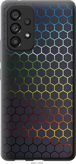 Чехол на Samsung Galaxy A53 A536E Переливающиеся соты "498u-2585-17620"