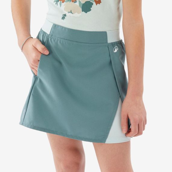 Спідниця-шорти дитяча MH100 для туризму зелена - 14-15 р 160-66 см | Зображення 3