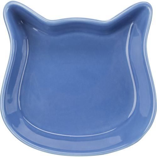 Миска Trixie для кішок керамічна у формі котячої голови, 0,25 л, 12 х 12 см | Зображення 1