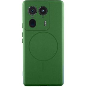 Чехол Silicone Cover Lakshmi Full Camera (AA) with MagFit для Motorola Edge 50 Ultra Зеленый / Dark green