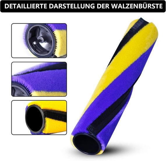 Сменная щетка для пылесосов Dyson Gen5, V15, V15 Detect Slim, V12 Slim, V10 Slim, V8 Slim, роликовая насадка | Зображення 2