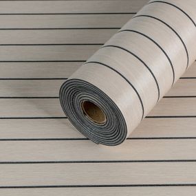 Покриття вінілове самоклеюче 3D рейки Світлий дуб 600х3000х3мм SW-00002904