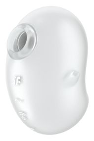 Вакуумний вібратор стимулятор Satisfyer Cutie Ghost білий, 9.1 см Sex Aura