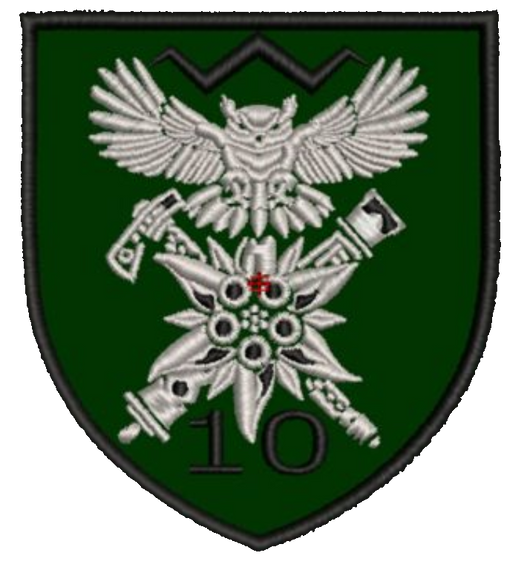 Шеврон 10-та окрема гірсько-штурмова бригада «Едельвейс»