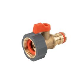 Адаптер Bradas BRASS SOFT із внутрішньою різьбою 3/4" з запірним краном (BR-S2230)