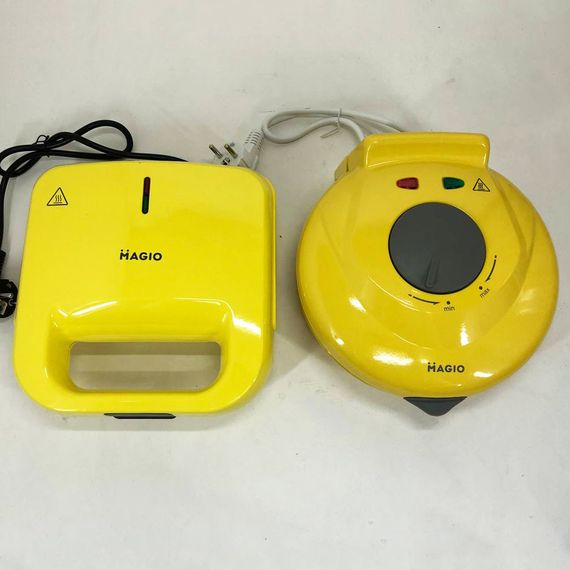 Набор дизайнерской линейки Magio: Вафельница Magio MG-397 + Бутербродница QV-558 MAGIO MG-374 | Зображення 6