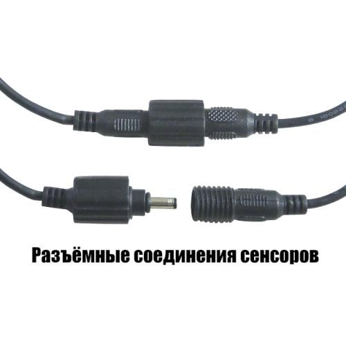 Парктронік TIGER PS-43/LED/4 датчики D=18мм/конектор/чорний/чорний | Зображення 2