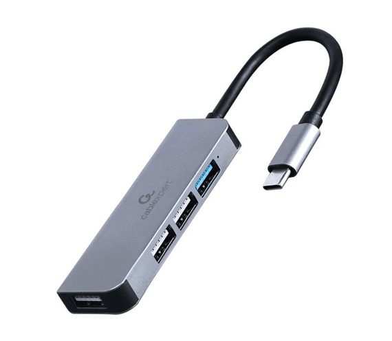 Хаб Cablexpert UHB-CM-U3P1U2P3-01 , з USB-C на USB