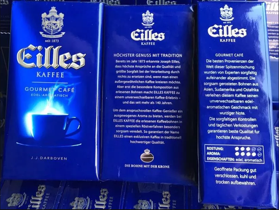 Кава мелена Eilles Gourmet Cafe J.J.Darboven 500 г Німеччина | Зображення 4