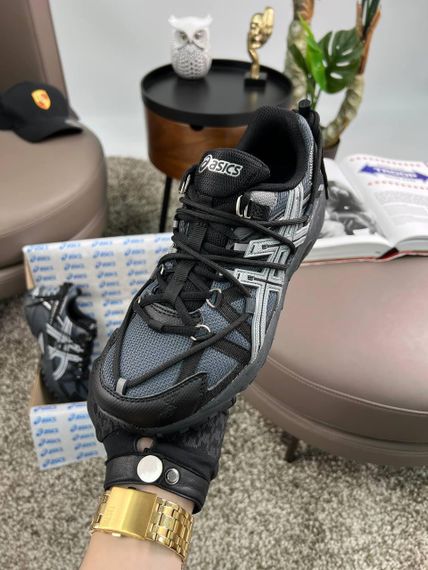 Чоловічі кросівки ASICS Gel-Kahana TR V2 All Black Silver , В'єтнам 44 28 | Зображення 3