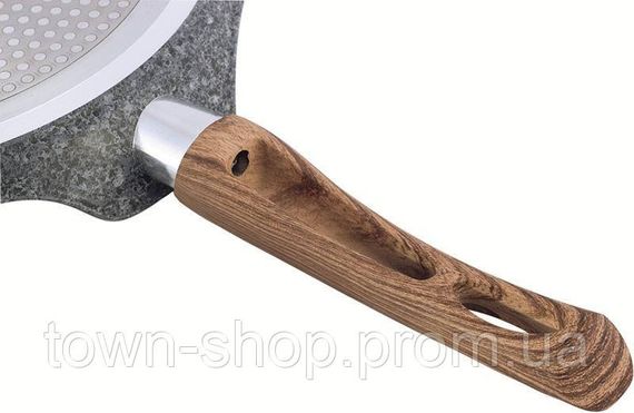 Сковорода блинная Kamille Grey Marble Ø28см индукционная с антипригарным покрытием KM-4172 | Зображення 3