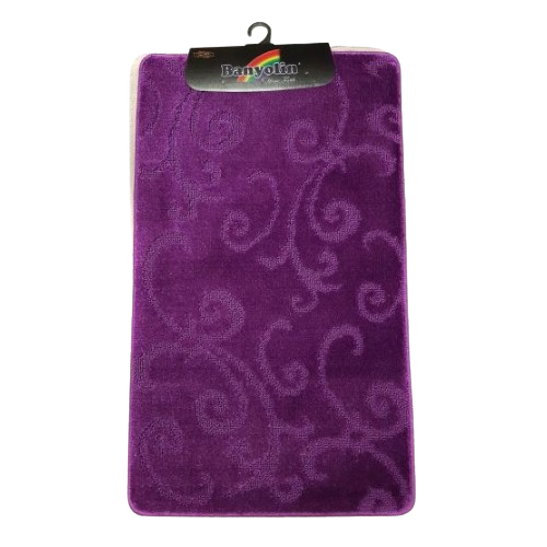 Килимок для ванної кімнати 50*90см темно-фіолетовий ELIF