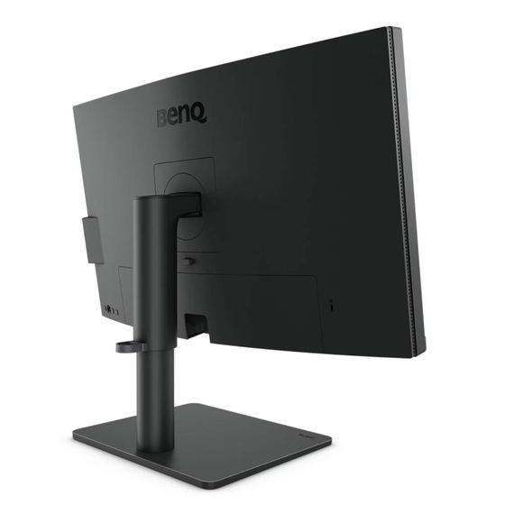TFT 27" BenQ PD2705U, 4K UHD, IPS, 99% sRGB, HDMI, DP, USB-C, USB-hub, HAS, колонки, темно-сірий | Зображення 4