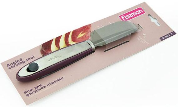 Ніж Fissman Carving кутовий для карвінгу, сталь нержавіюча 22см