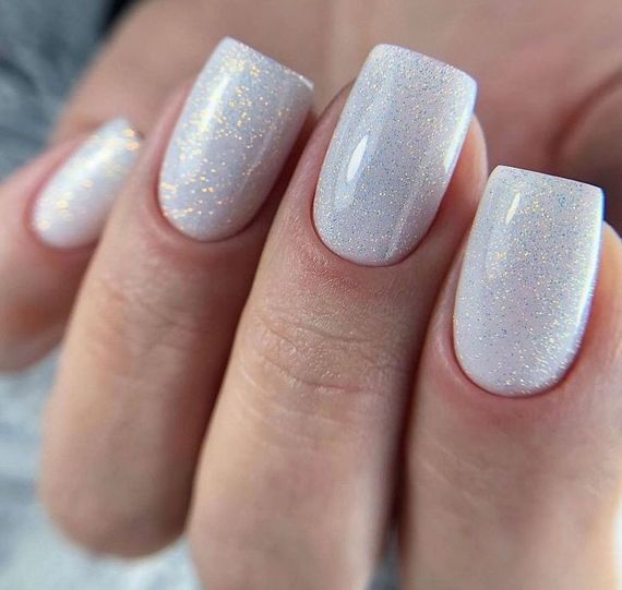 Жидкий полигель Мі OPAL #1 молочный с шиммером 20мл (баночка) | Зображення 1